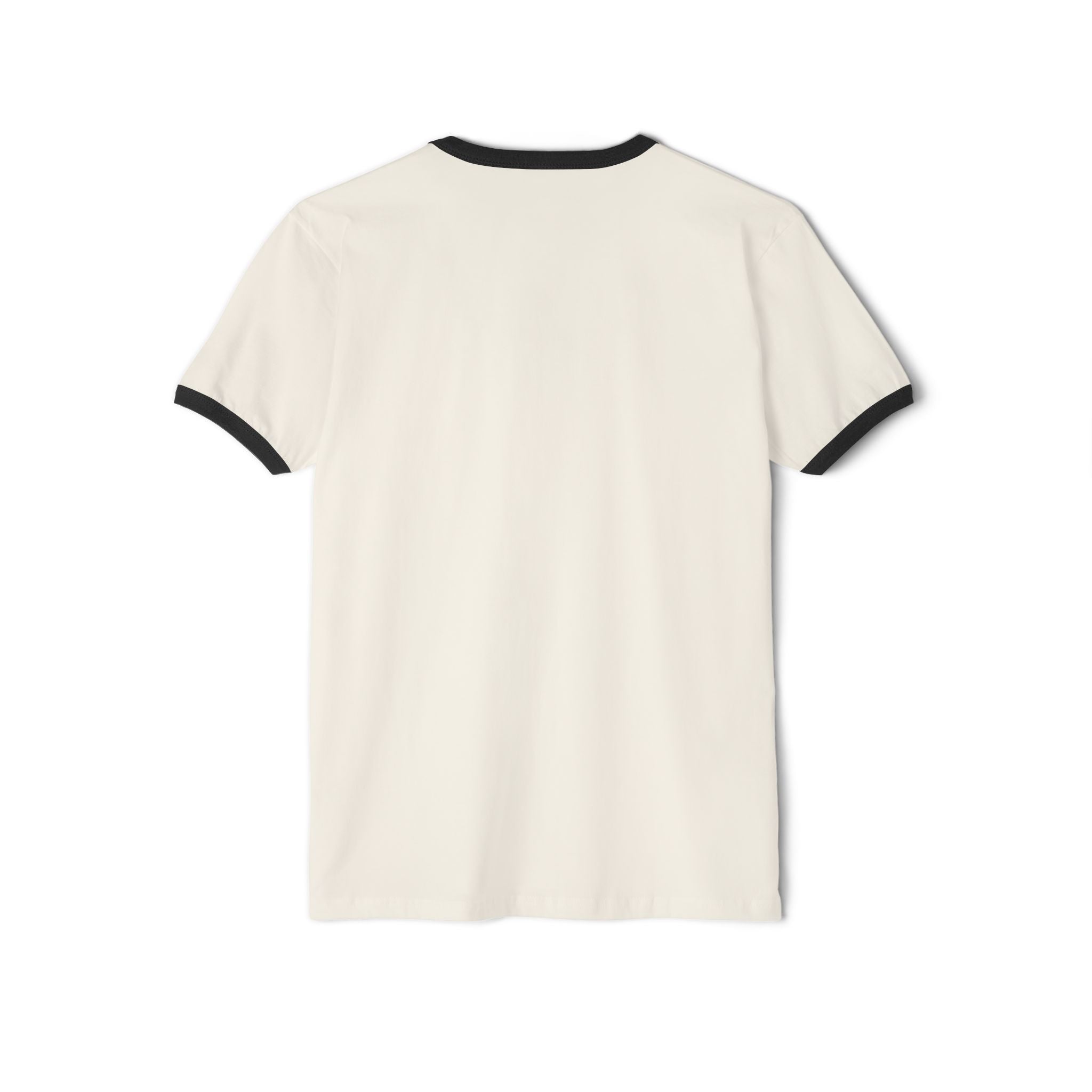 Rebel Retro Ringer Tee — Vintage Script Graphic T-Shirt
