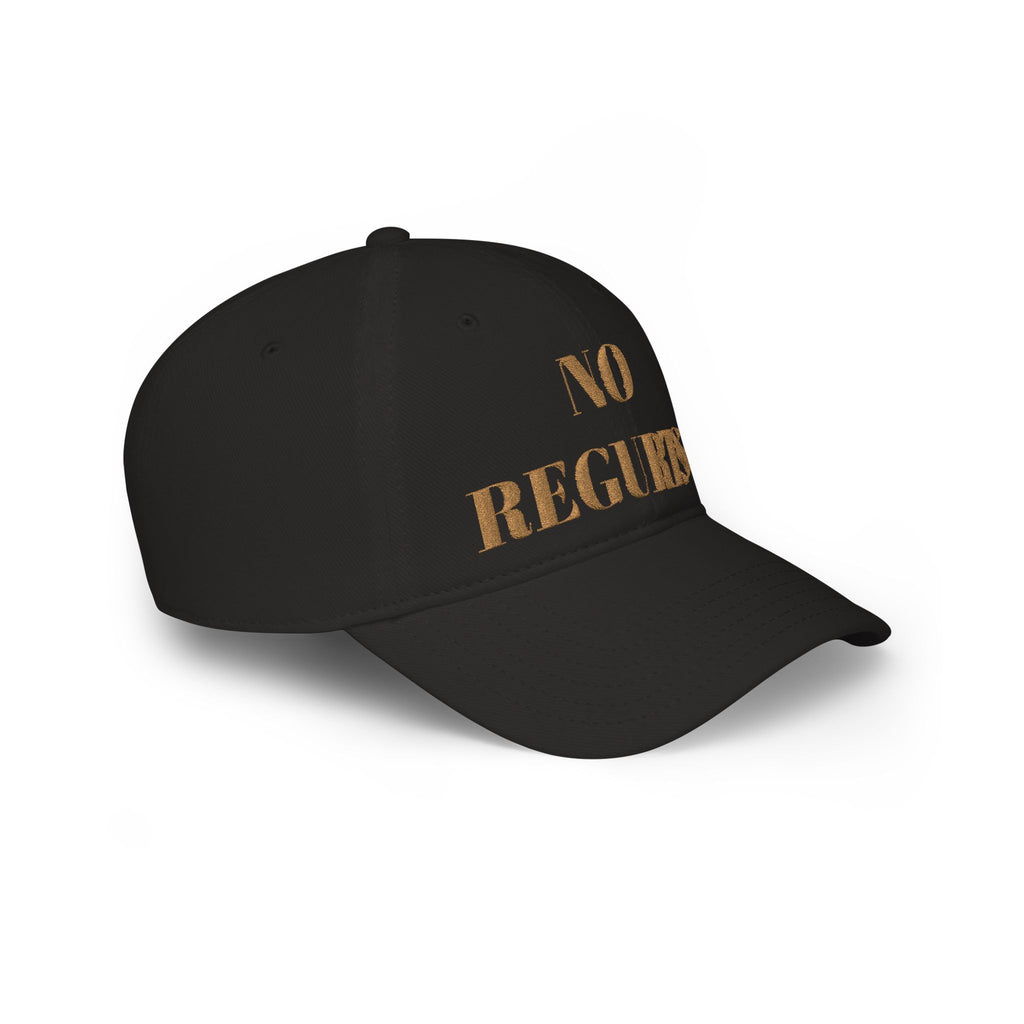No Regurts Baseball Cap — Funny Low Profile Hat