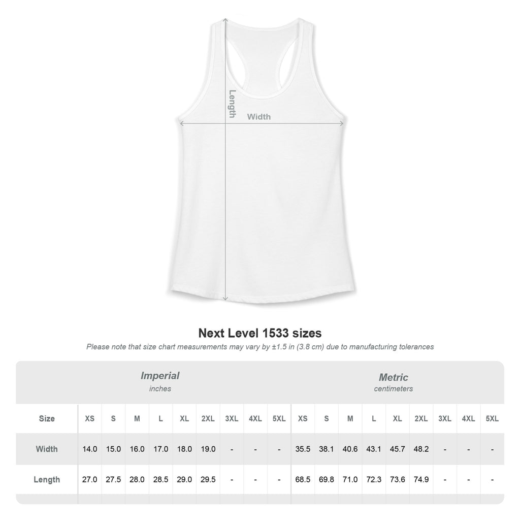 Personalized Racerback Tank — Bridal Party Getting Ready Top