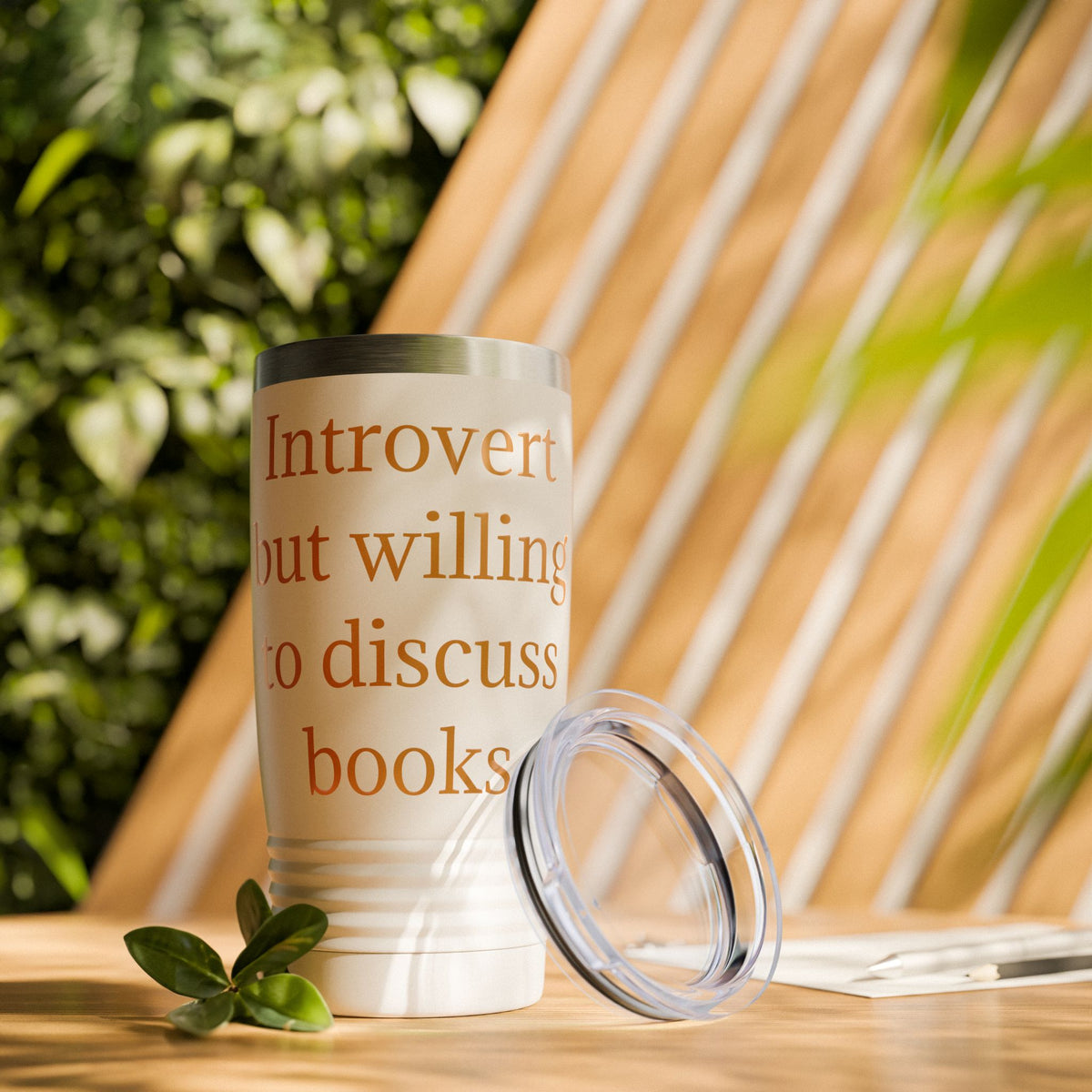 Introvert But Willing To Discuss Books 20oz Tumbler