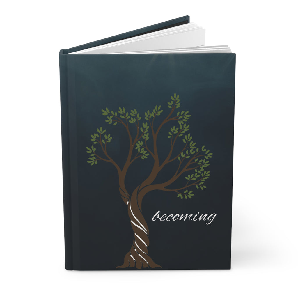 Becoming Hardcover Journal — Inspirational Tree of Growth Notebook