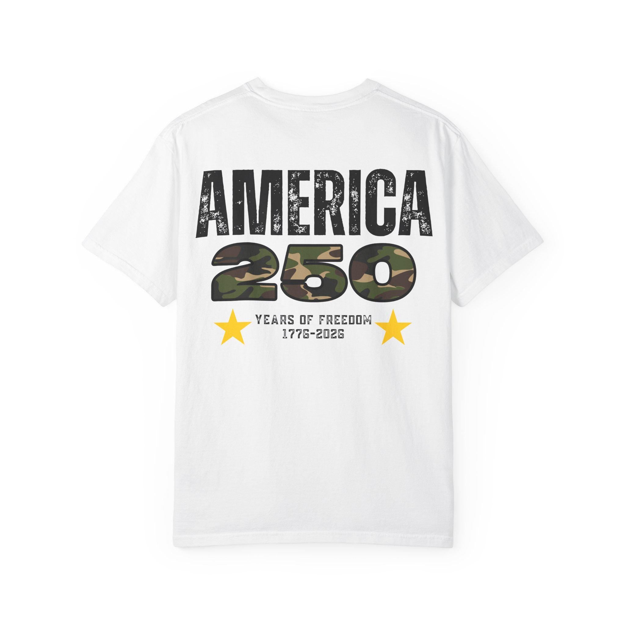America 250th Anniversary T-Shirt, Freedom Isn't Free Patriotic Tee, 1776-2026