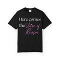 "Here Comes the Voice of Reason" Graphic Tee — Bridal Party Shirt