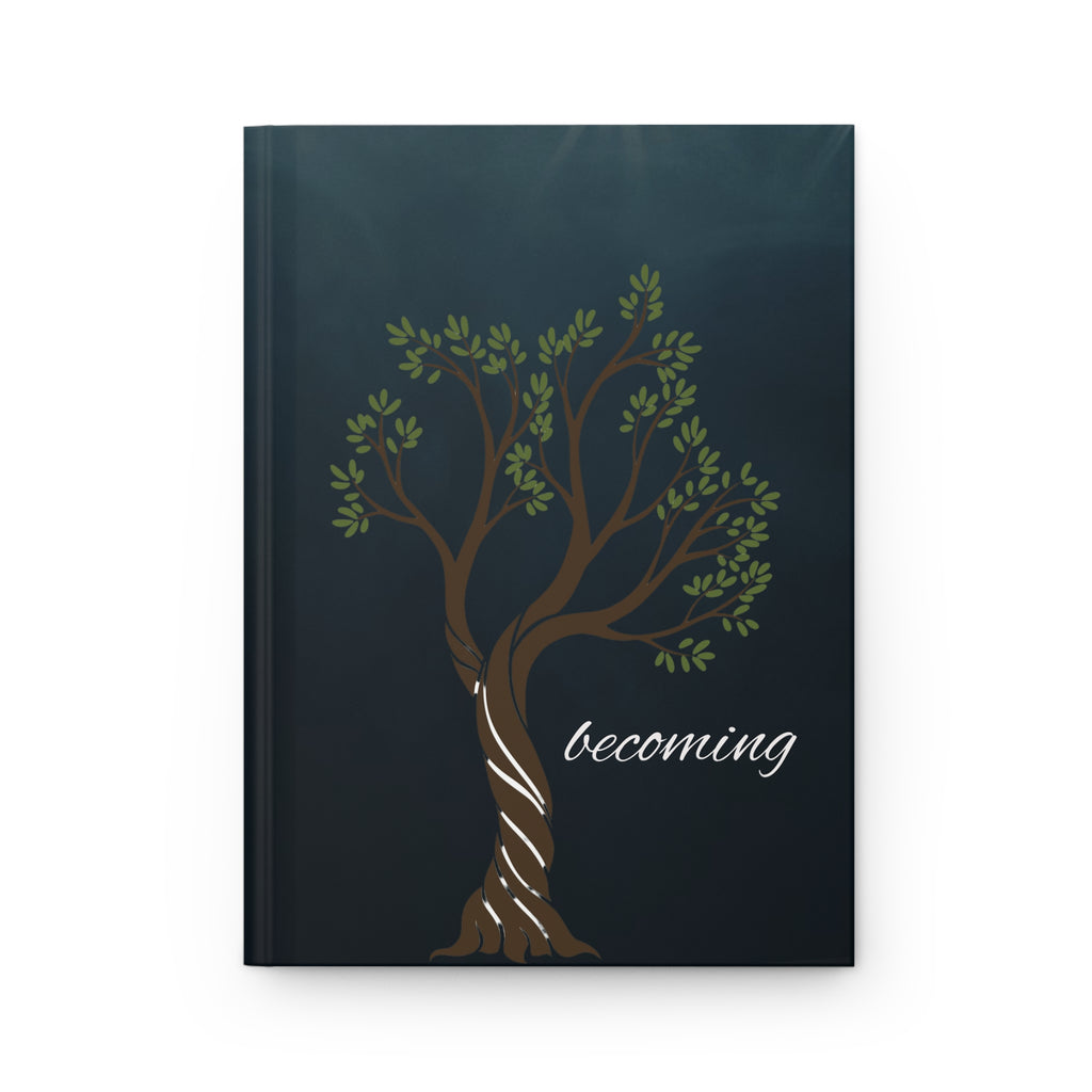 Becoming Hardcover Journal — Inspirational Tree of Growth Notebook