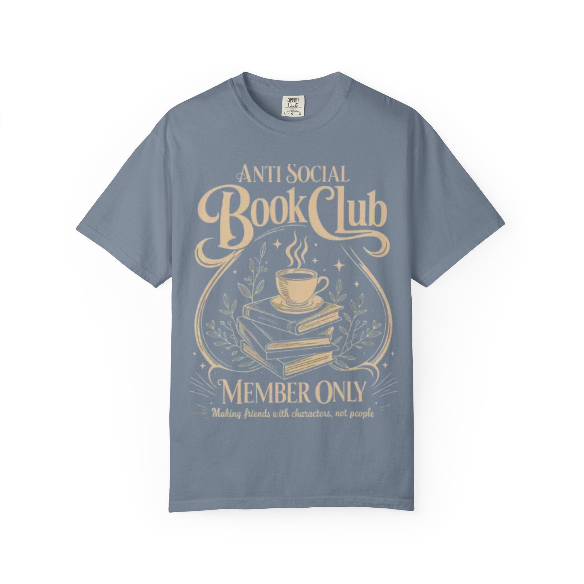 Anti Social Book Club T-Shirt — 'Member Only' Literary Tee