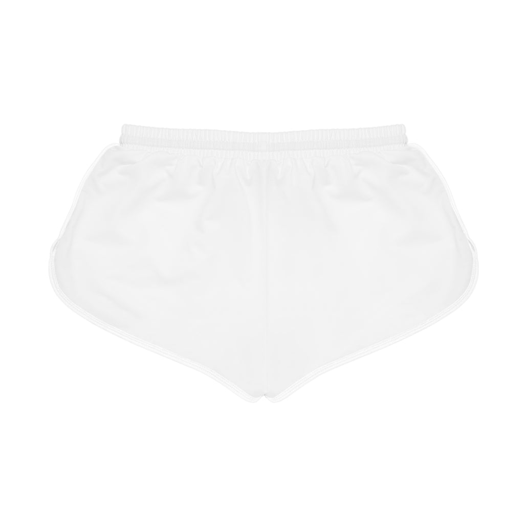Personalized Bride Relaxed Shorts — White Bridal Party Lounge Shorts