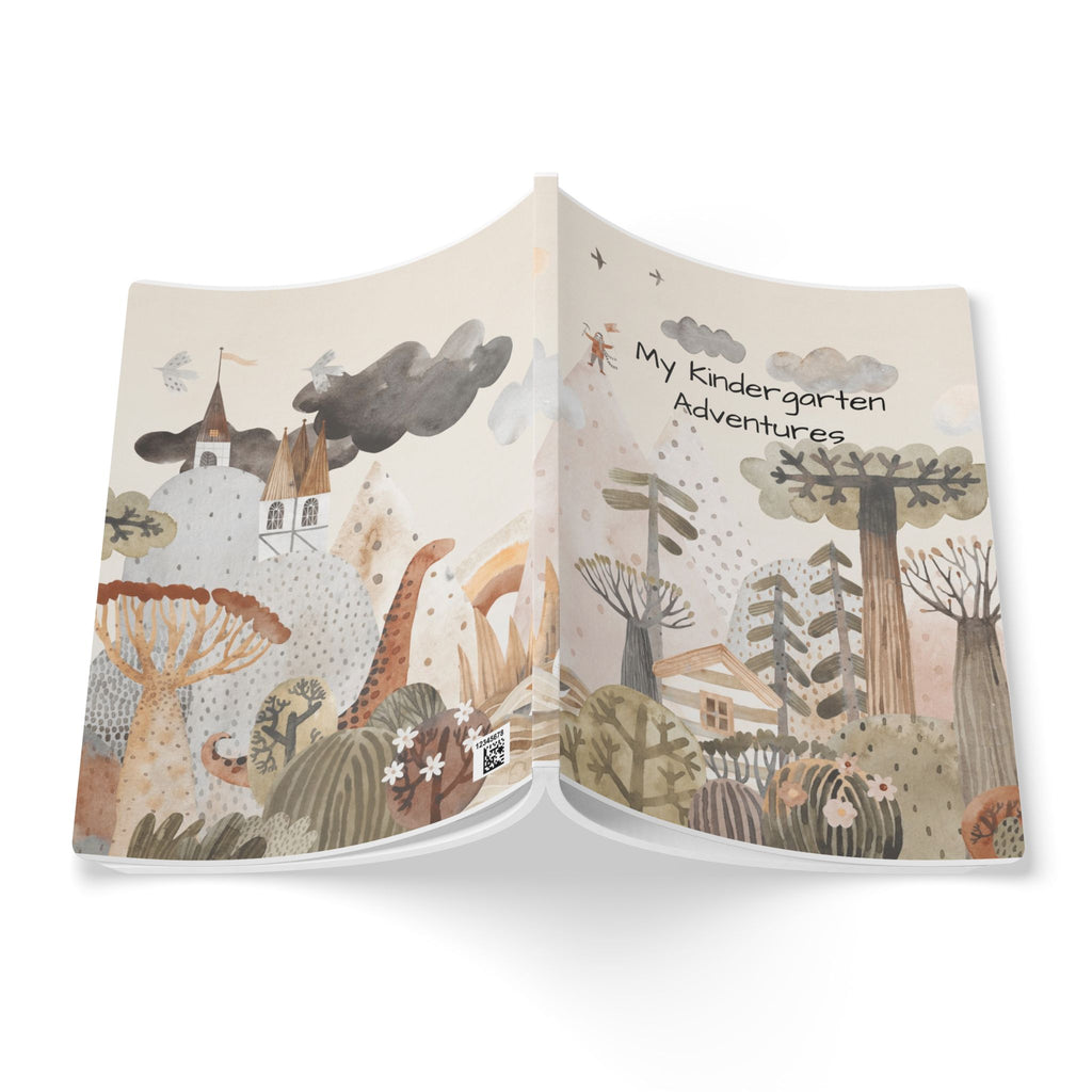 Softcover Journal — "My Kindergarten Adventures" Kids Forest Adventure Notebook