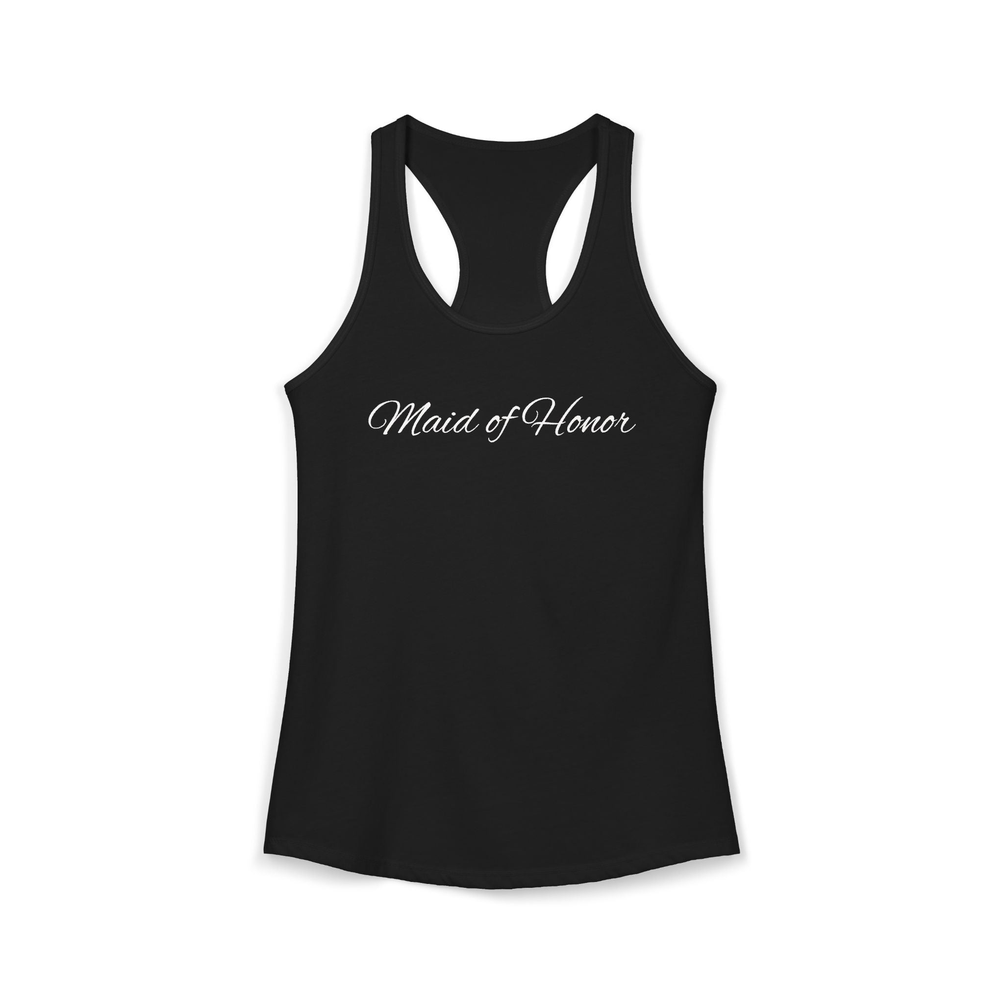 Personalized Racerback Tank — Bridal Party Getting Ready Top