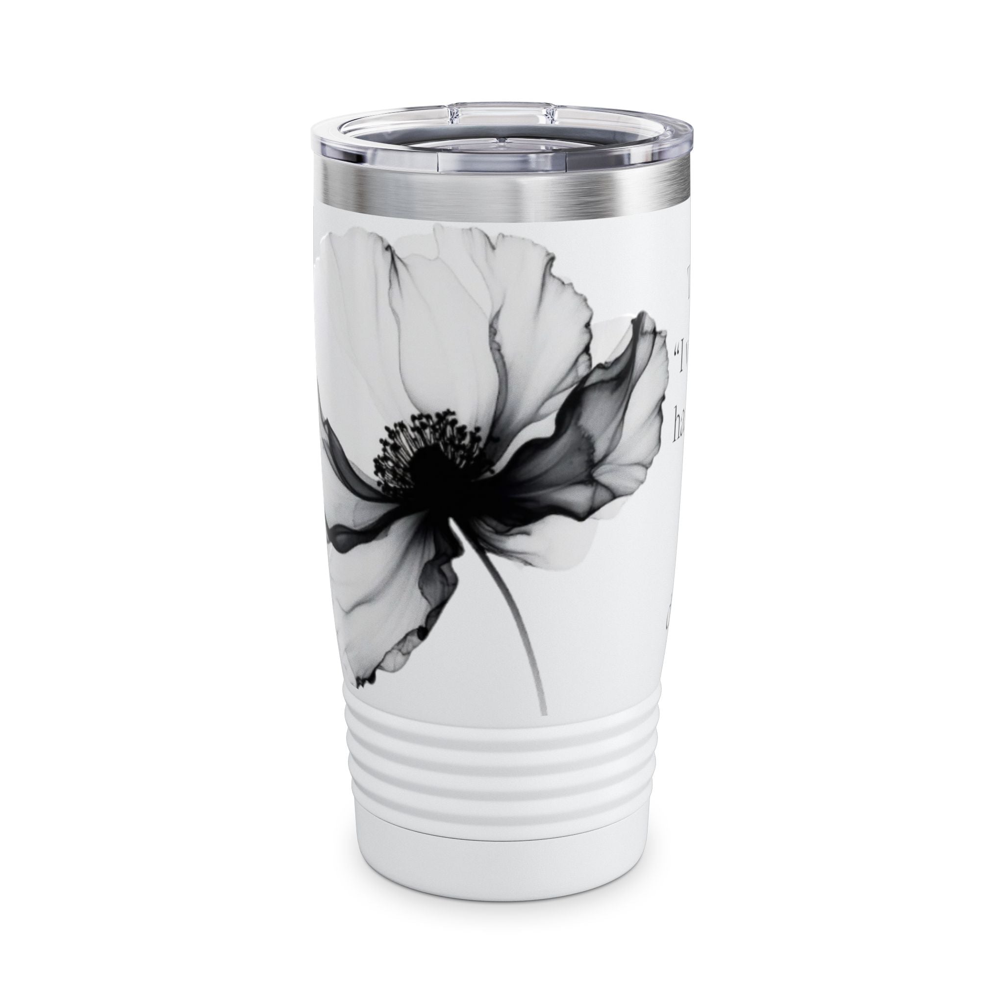 "I Want My Mom" 20oz Tumbler – Floral Ink Poppy Mom Gift