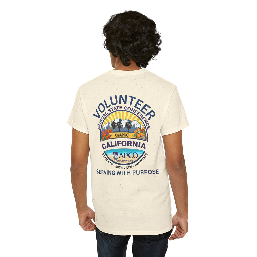Volunteer Tee — CAL/APCO California Serving With Purpose T‑Shirt