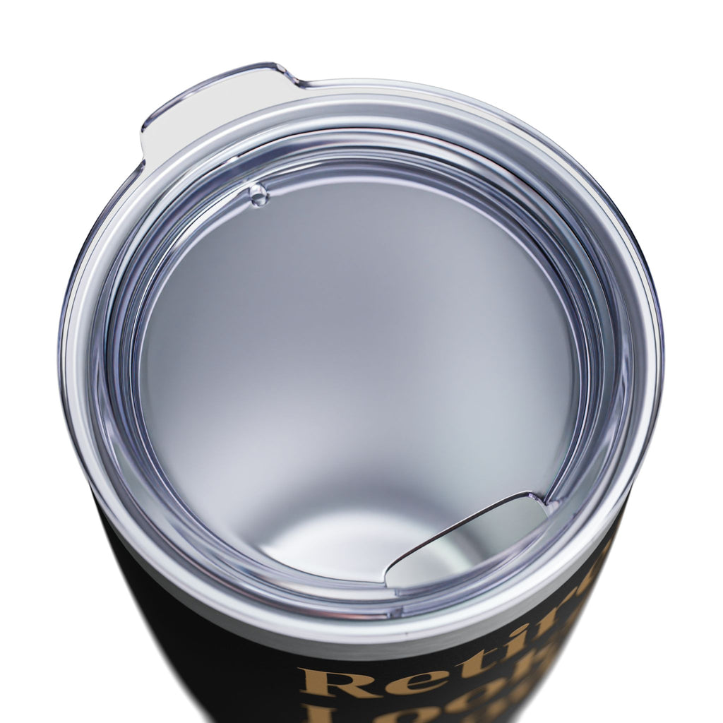 Retirement Looks Good On You 20oz Tumbler — Insulated Travel Cup for New Retirees, Retirement Gift