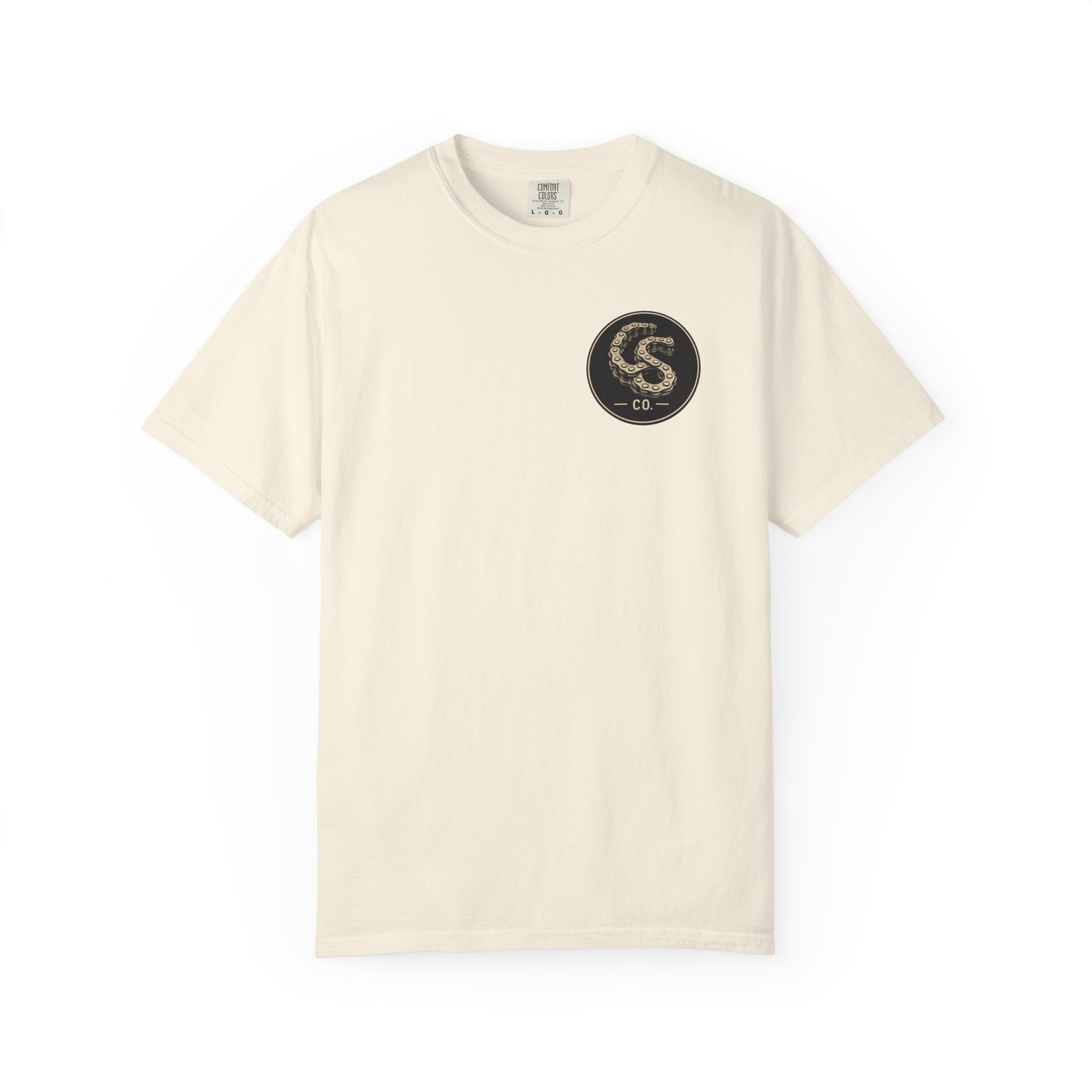 Collected Soul Chain Link Co. Vintage Bike Chain Logo T‑Shirt