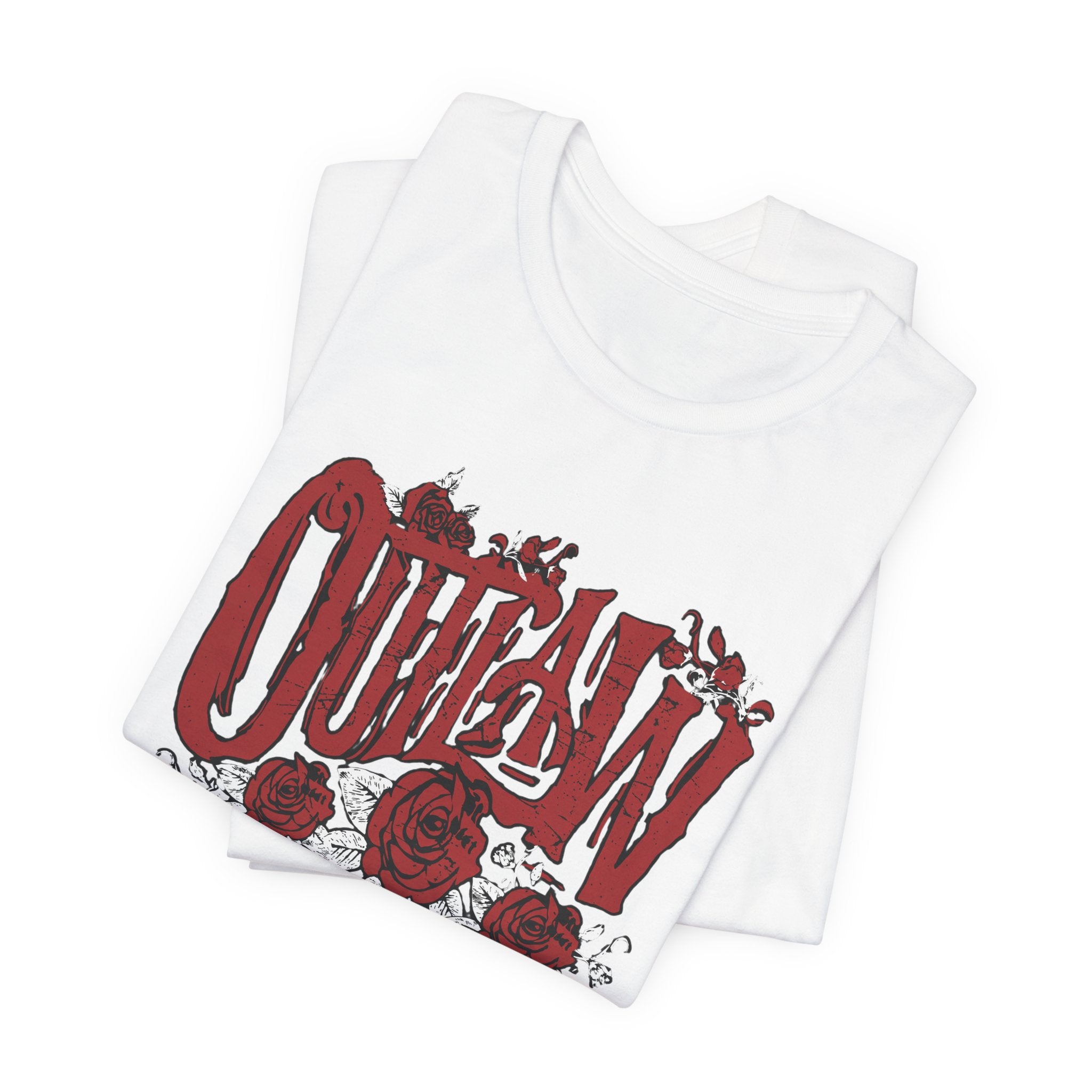 Outlaw Rose Vintage Gothic Floral T-Shirt