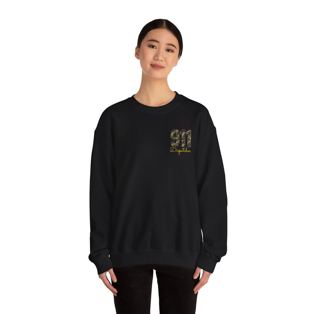 911 Camo Dispatcher Crewneck Sweatshirt