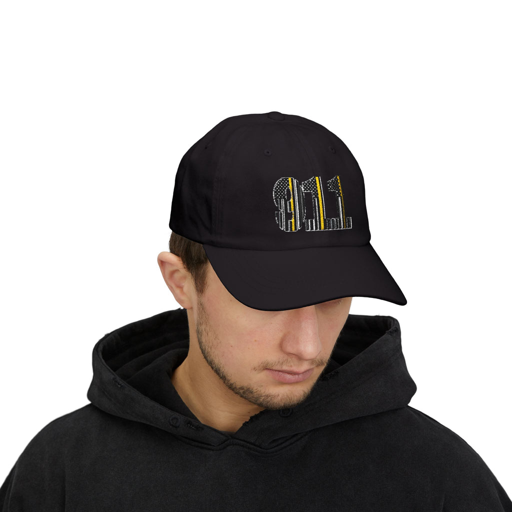 911 THIN GOLD LINE FLAG CAP | DISPATCHER GEAR