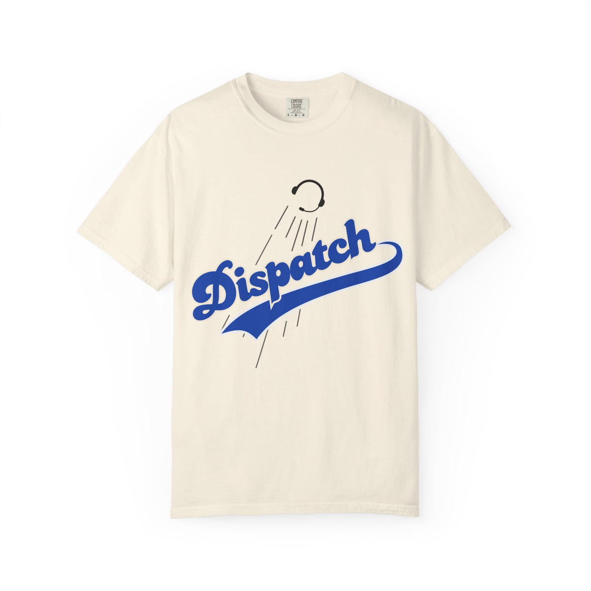 Dispatchers 911 Baseball-Style T-Shirt — Vintage Script Tee for Radio Operators