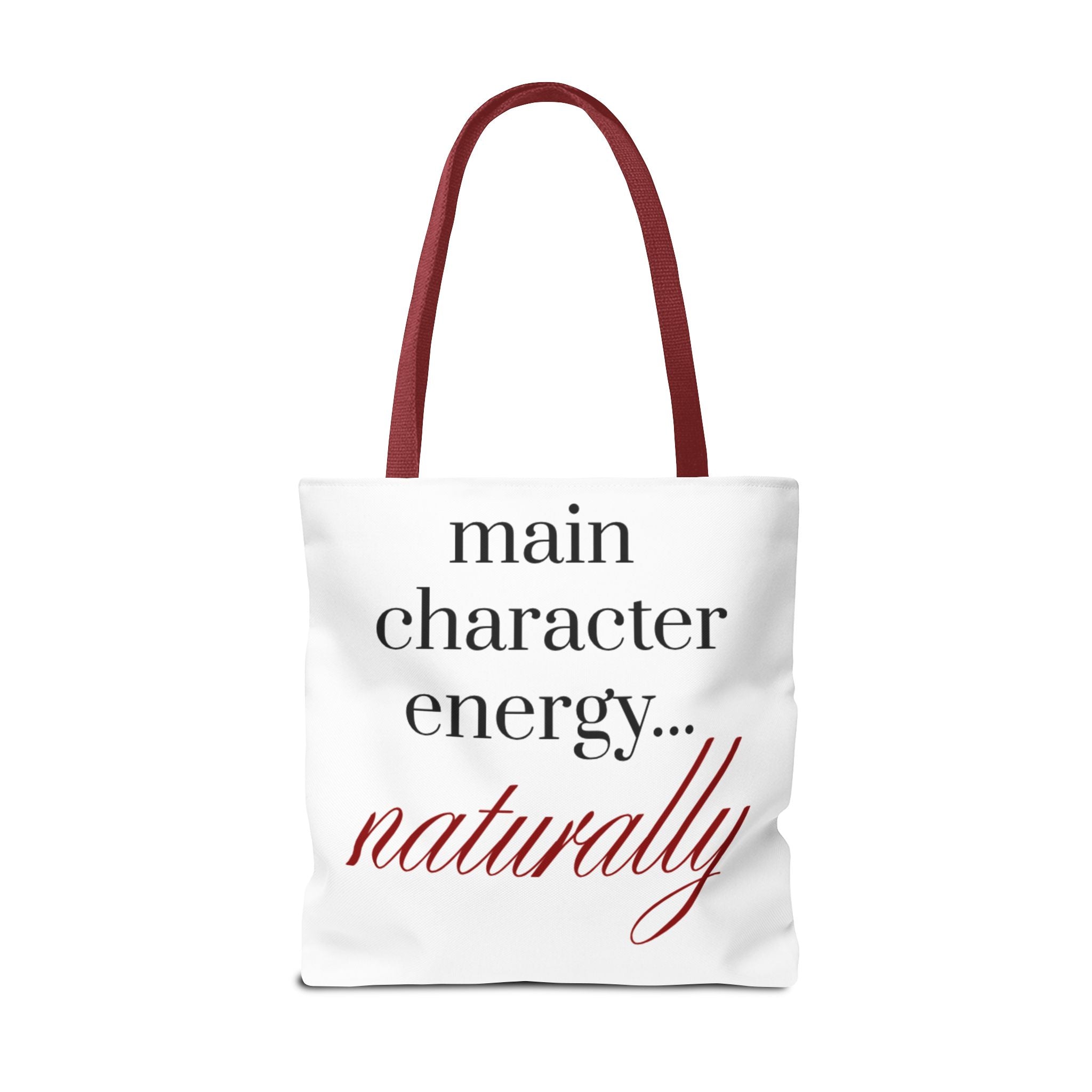 Main Character Energy Tote Bag — "naturally" Canvas Tote