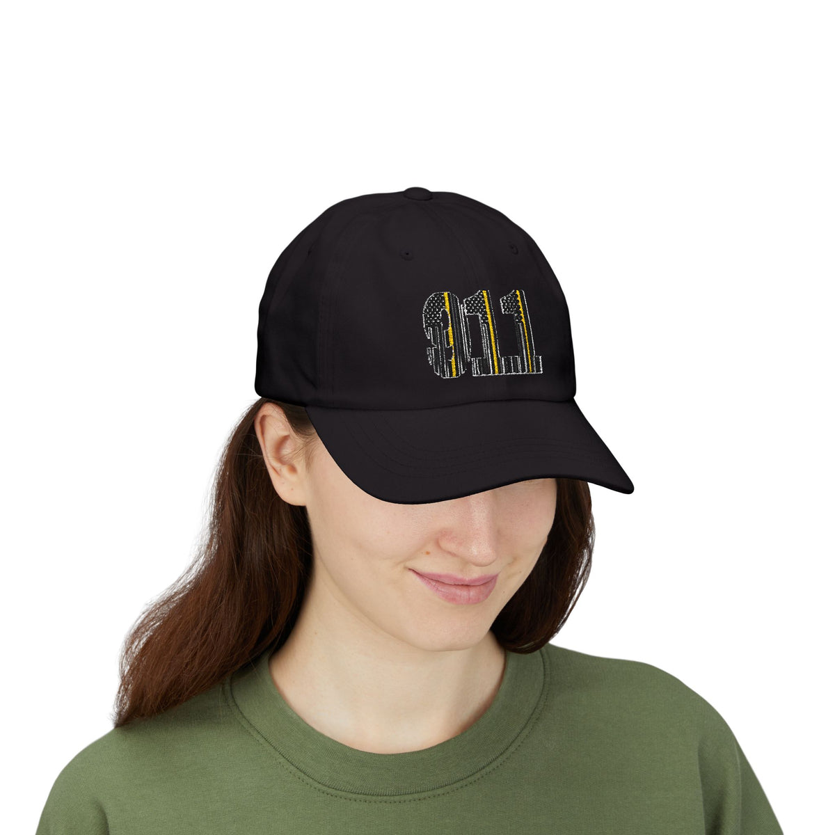 911 THIN GOLD LINE FLAG CAP | DISPATCHER GEAR