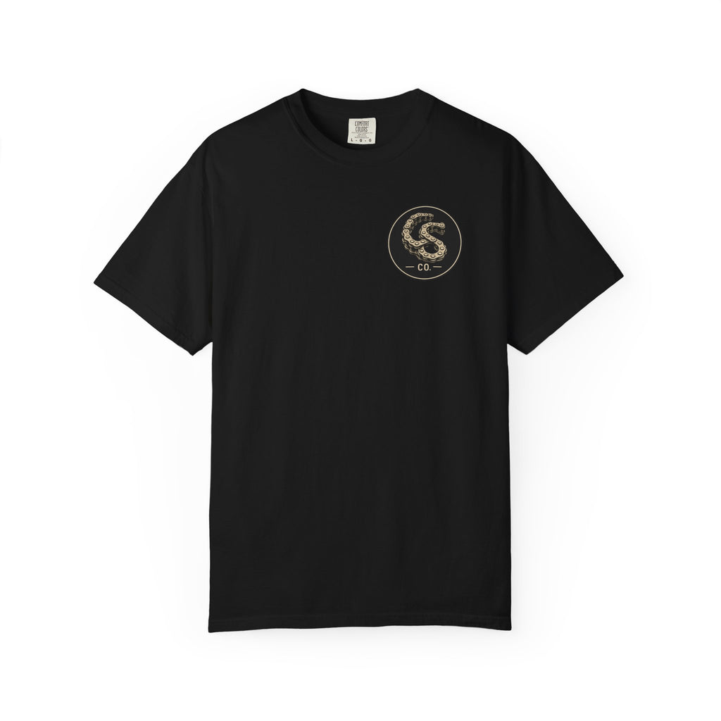 Collected Soul Chain Link Co. Vintage Bike Chain Logo T‑Shirt