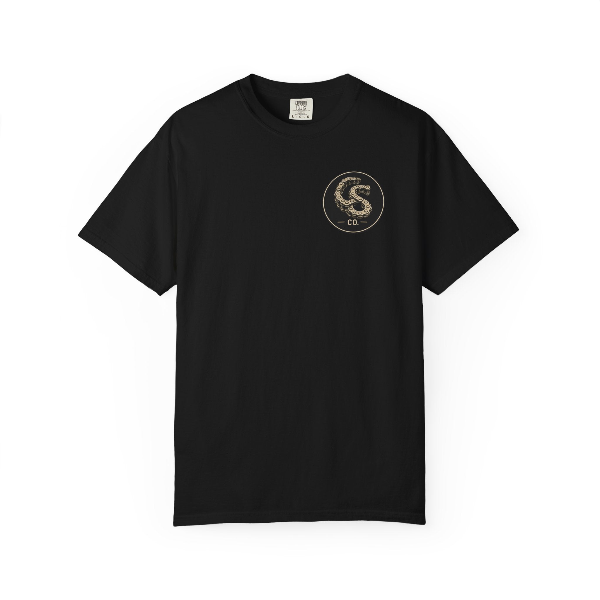 Collected Soul Chain Link Co. Vintage Bike Chain Logo T‑Shirt