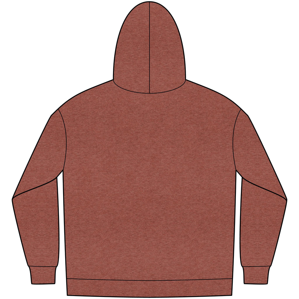 Embroidered Initials Hoodie — Personalized 'TJ' Men's Fleece Hoodie