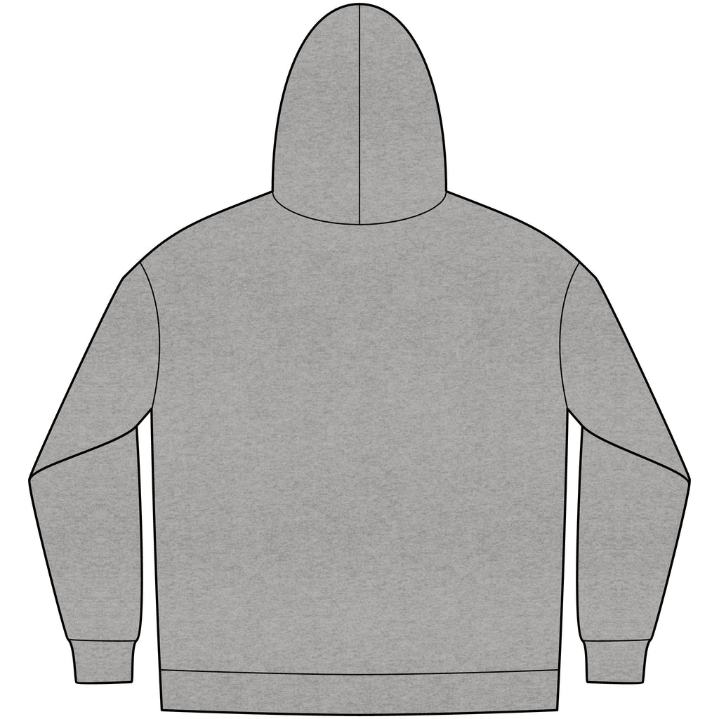 Embroidered Initials Hoodie — Personalized 'TJ' Men's Fleece Hoodie