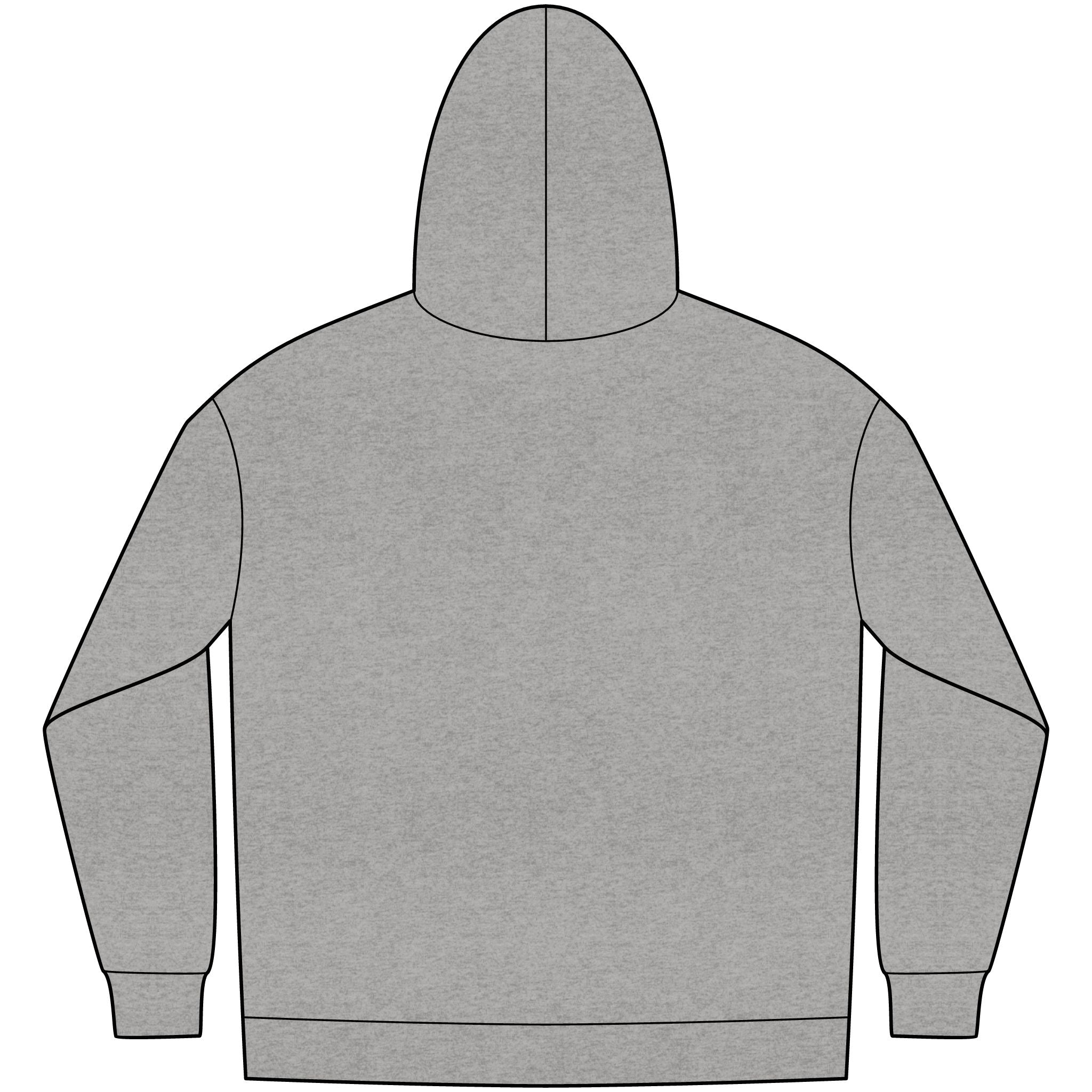 Embroidered Initials Hoodie — Personalized 'TJ' Men's Fleece Hoodie