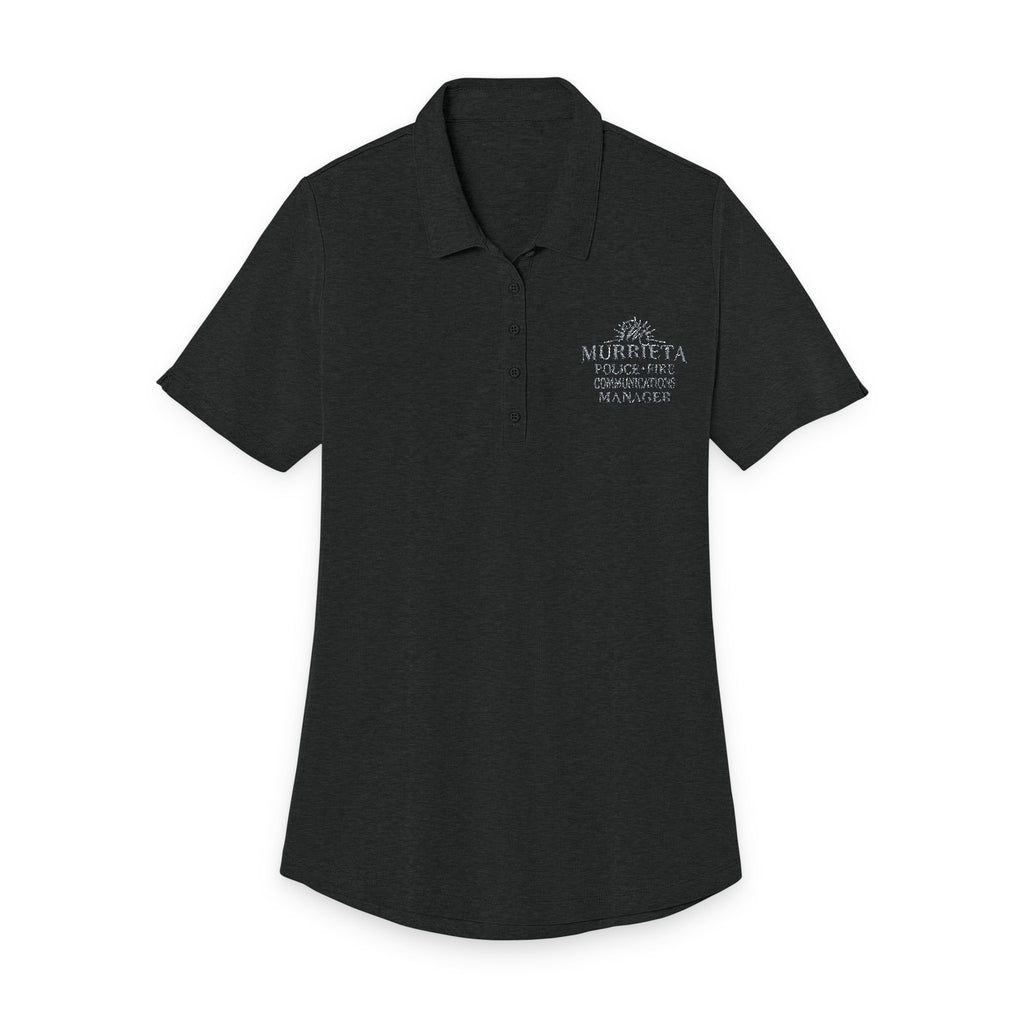 MPD MANAGER Women's Polo Shirt - Embroidered Chest Design