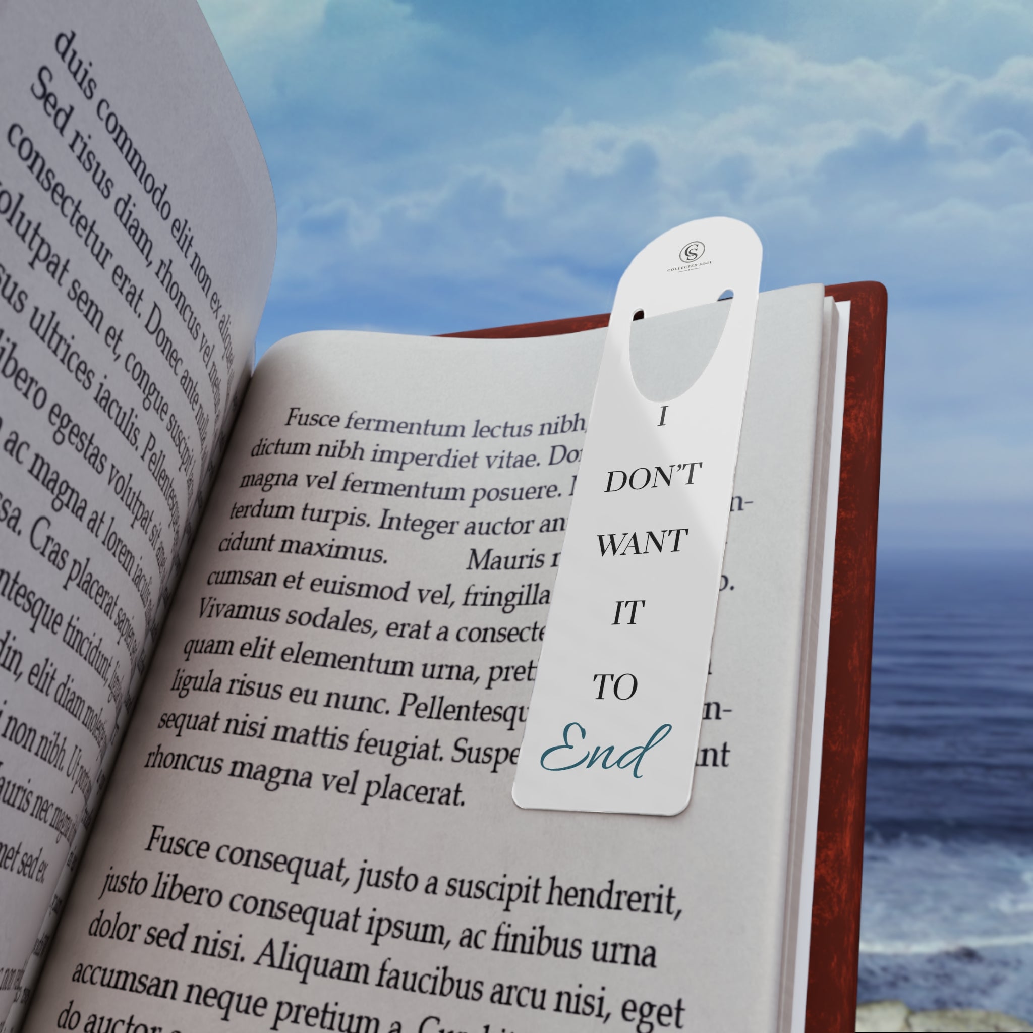 I Don't Want It to End — Metal Bookmark