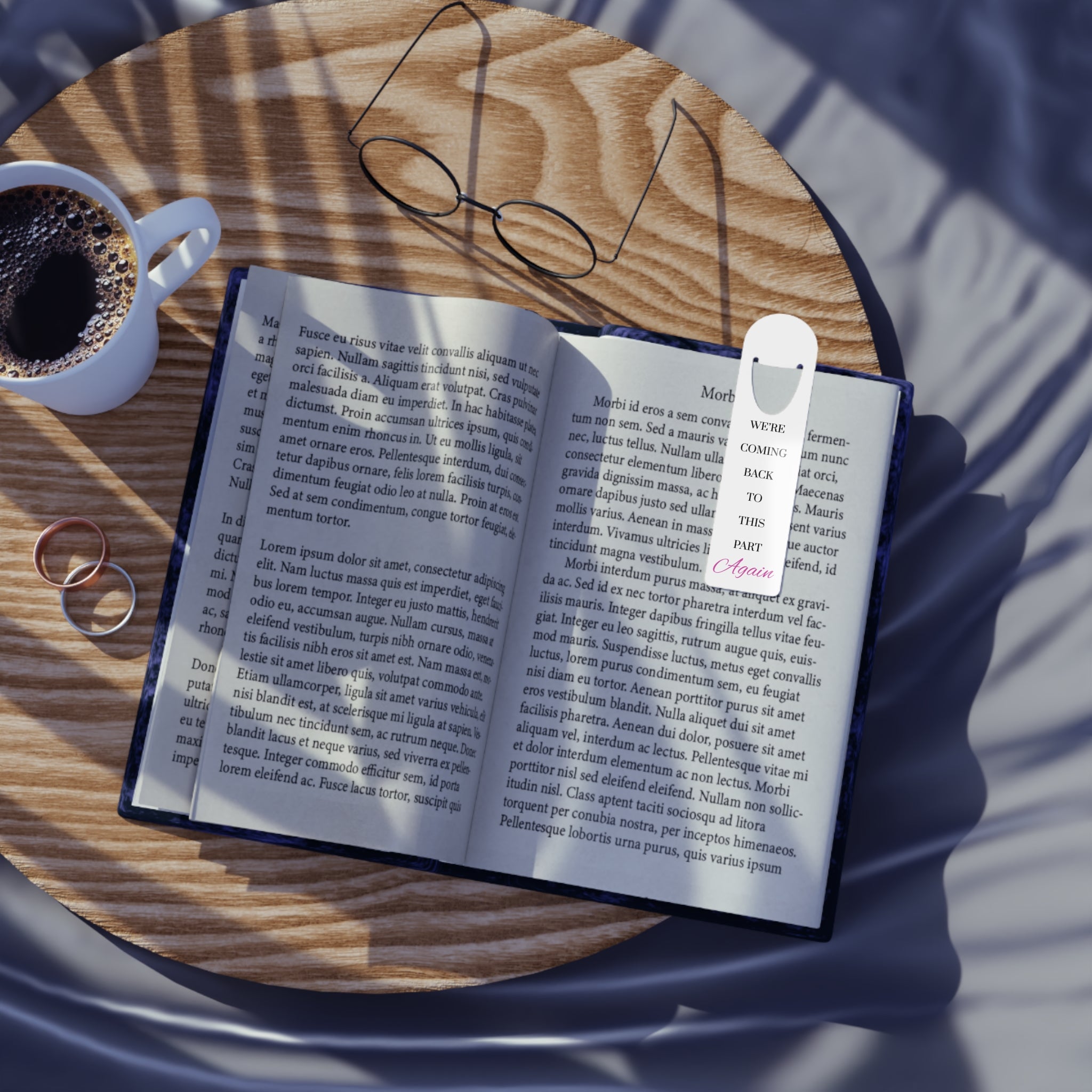We're Coming Back to This Part Again — Metal Bookmark