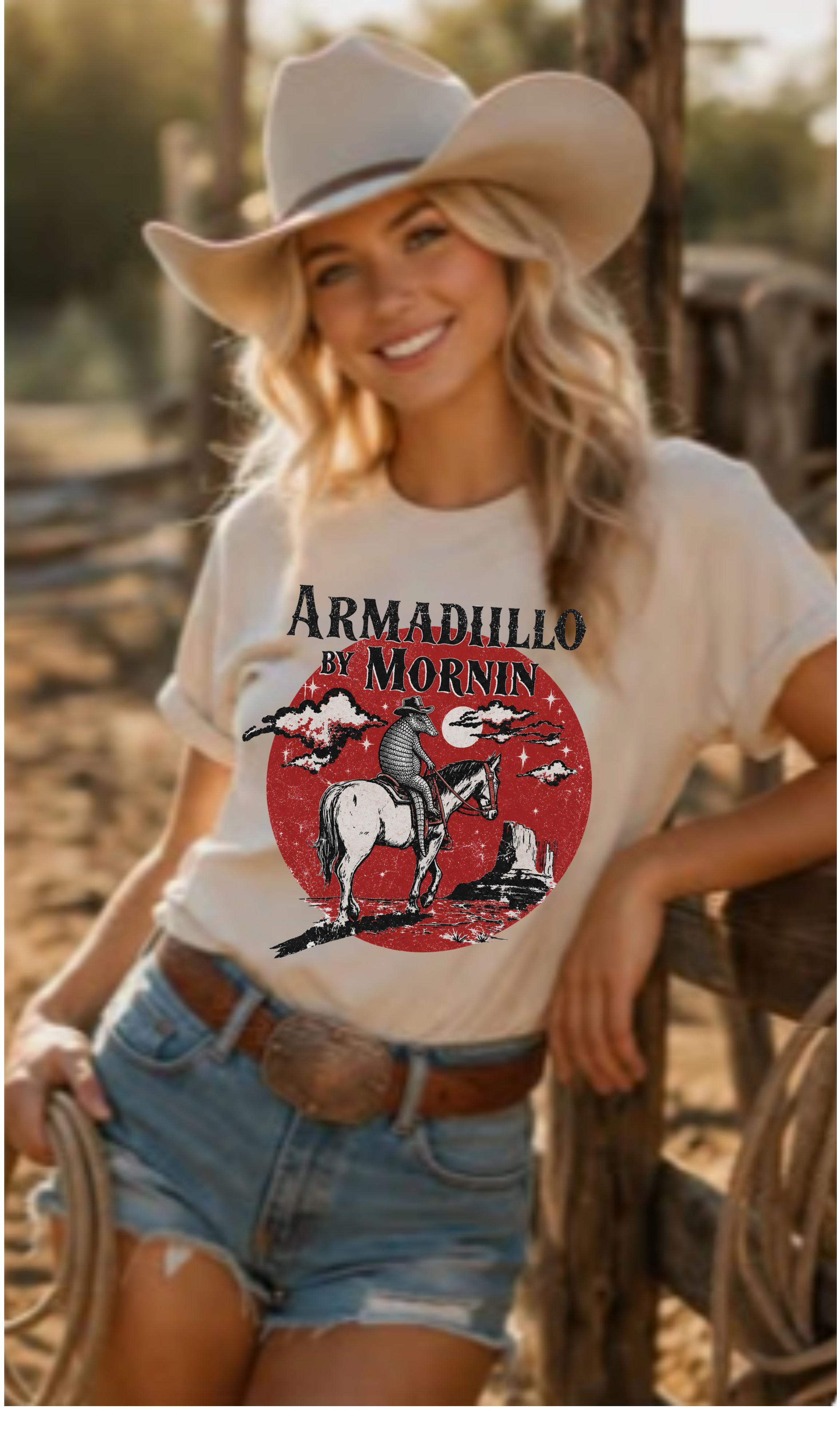 Armadillo by Mornin’ Western Graphic Tee