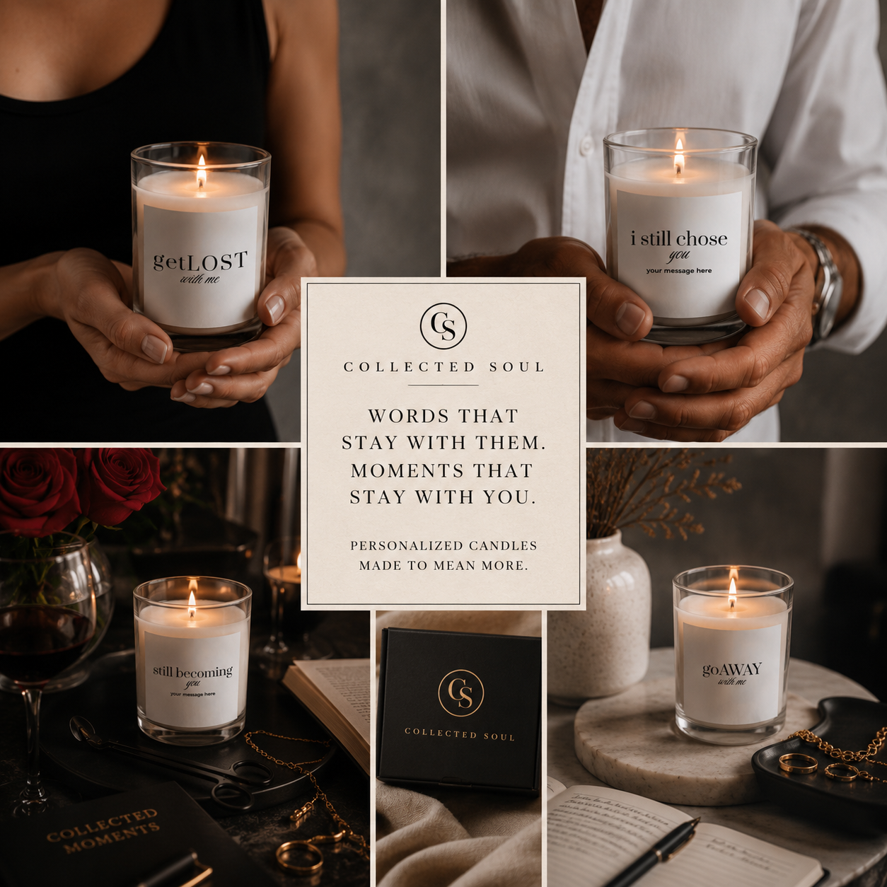 Personalized 'Mr. and Mrs.' Frosted Glass Wedding Candle — 11oz (Custom Name & Date)