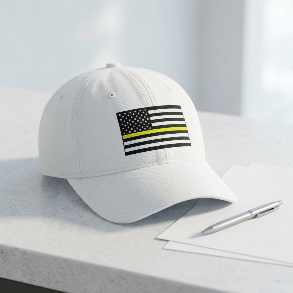 Thin Yellow Line Flag Cap – Low Profile Baseball Hat for First Responders & Supporters