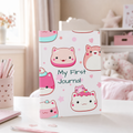 My First Journal — Cute Kawaii Cat Softcover Journal for Kids