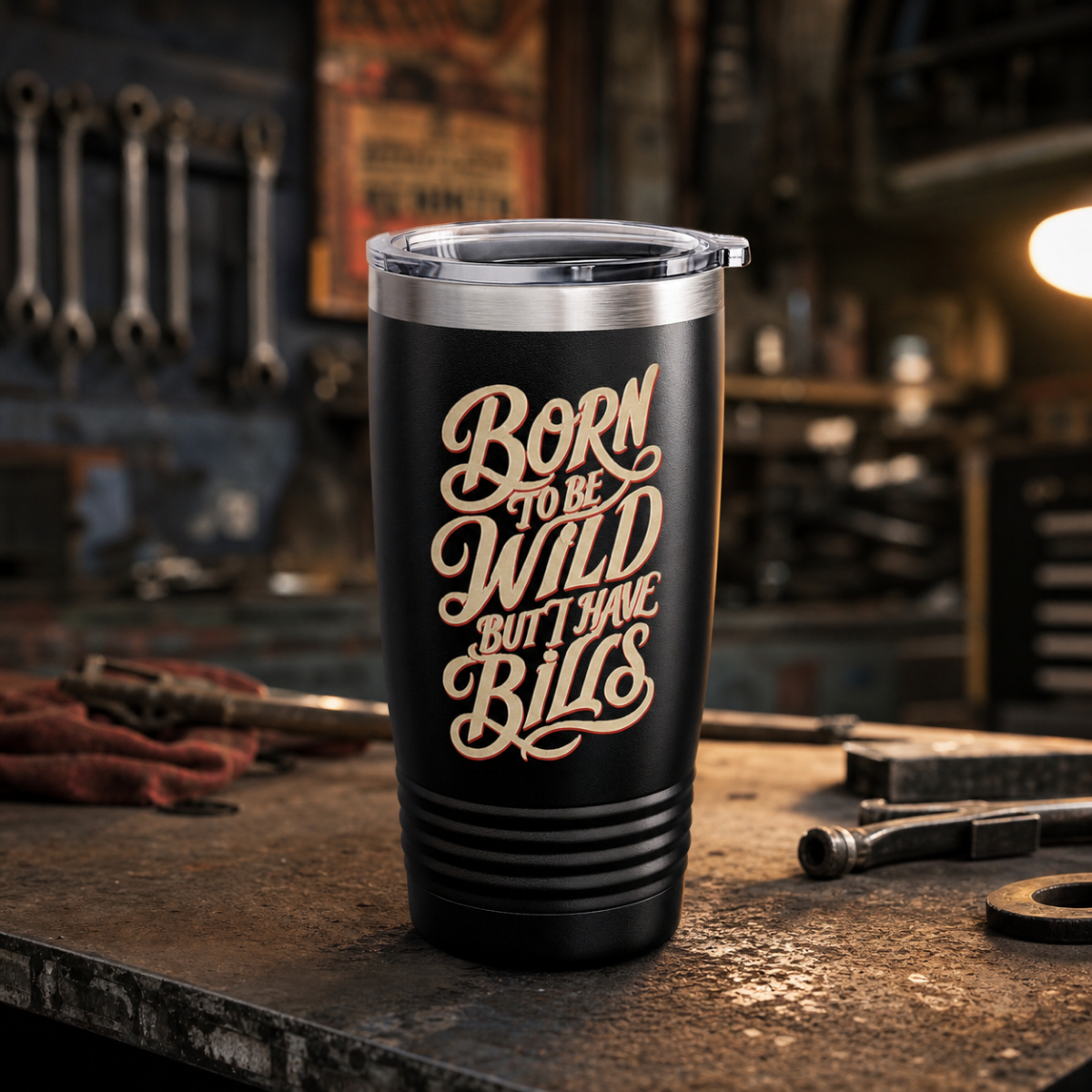 Born to Be Wild But I Have Bills — 20oz Tumbler