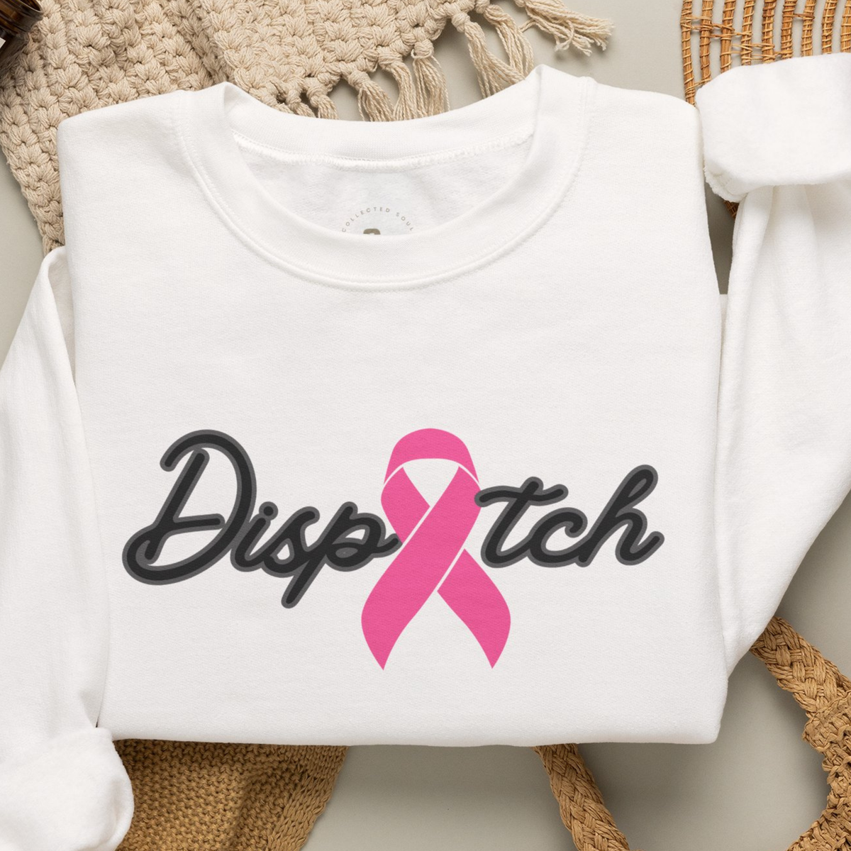 Dispatch 911 Emergency Breast Cancer Awareness Crewneck