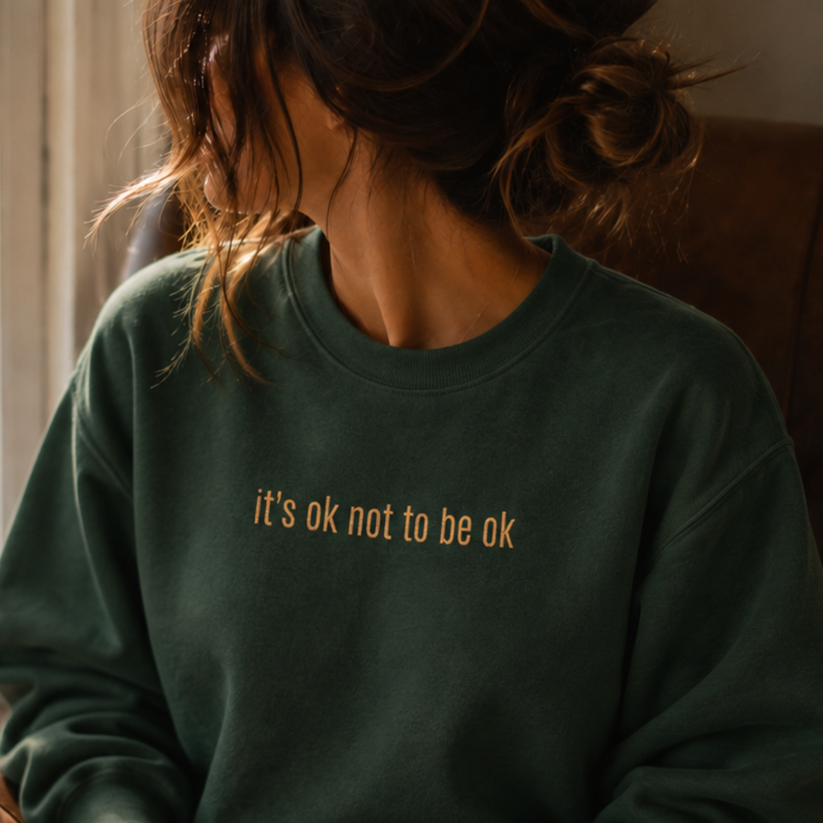 It's OK Not to Be OK Crewneck Sweatshirt