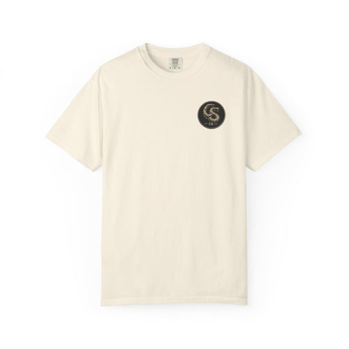 Alien Abduction Motorcycle T‑Shirt — Sci‑Fi Desert Rider Tee
