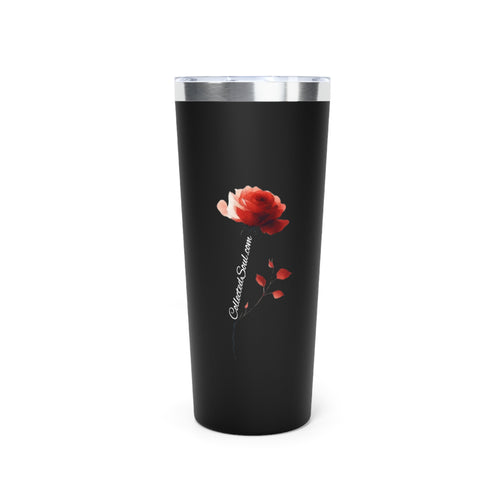 22oz Copper Insulated Tumbler - Bold, Upgraded & Caffeinated (Black)