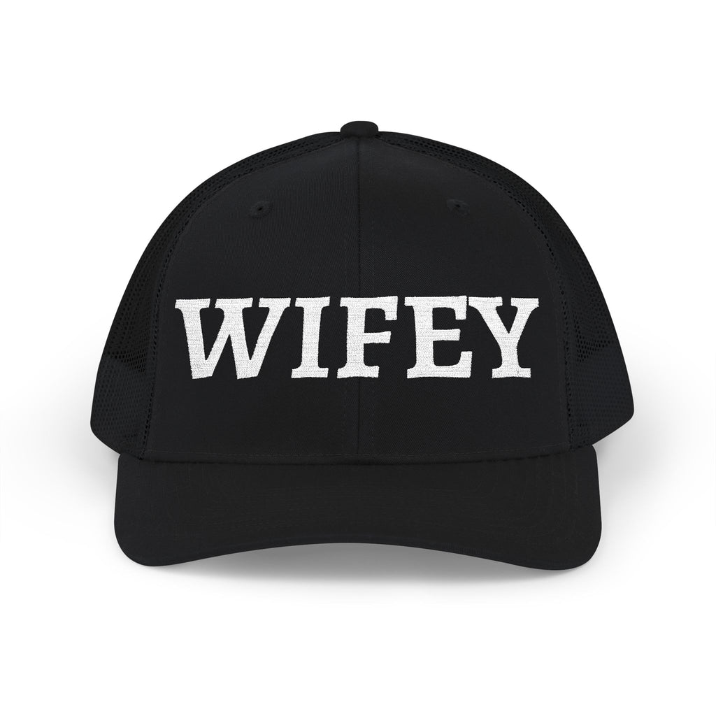 Wifey Trucker Hat – Embroidered Snapback Cap for Brides, Bachelorette & Newlyweds