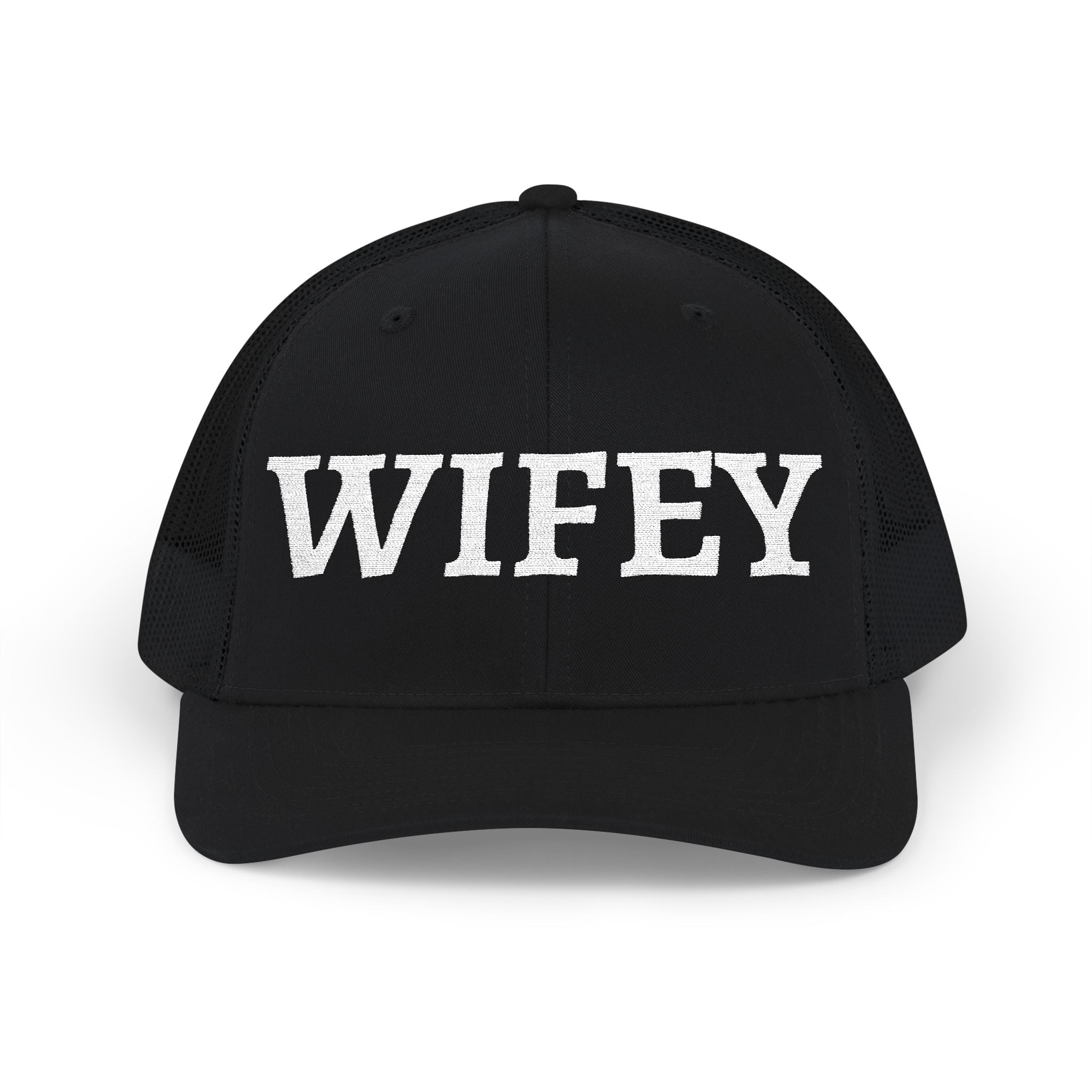 Wifey Trucker Hat – Embroidered Snapback Cap for Brides, Bachelorette & Newlyweds