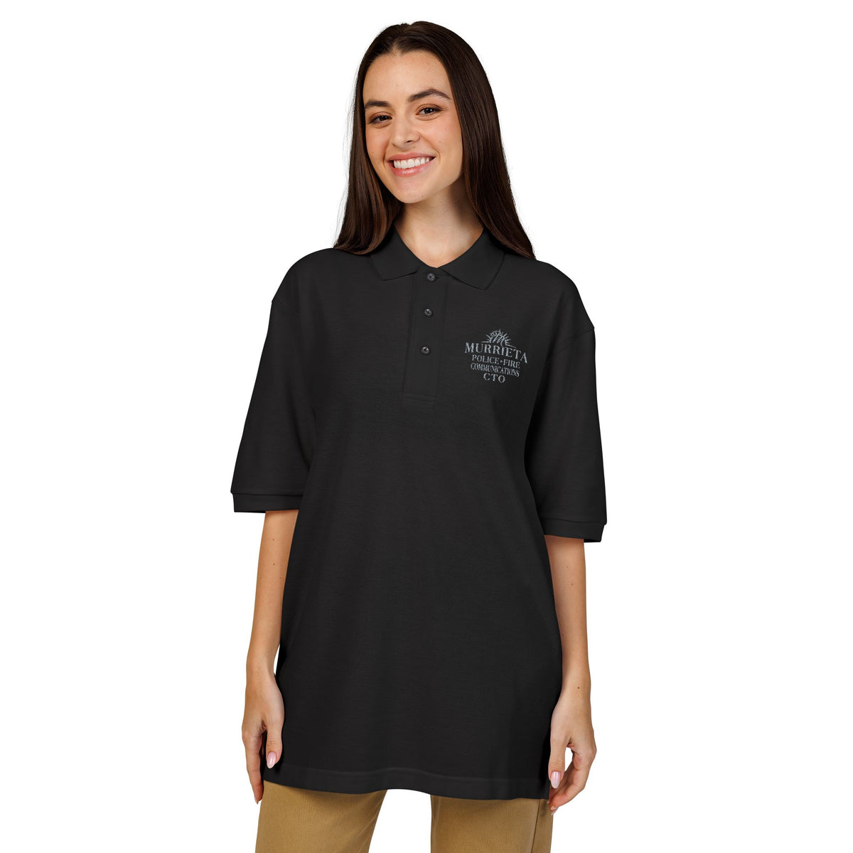 MPD CTO Unisex Black Polo