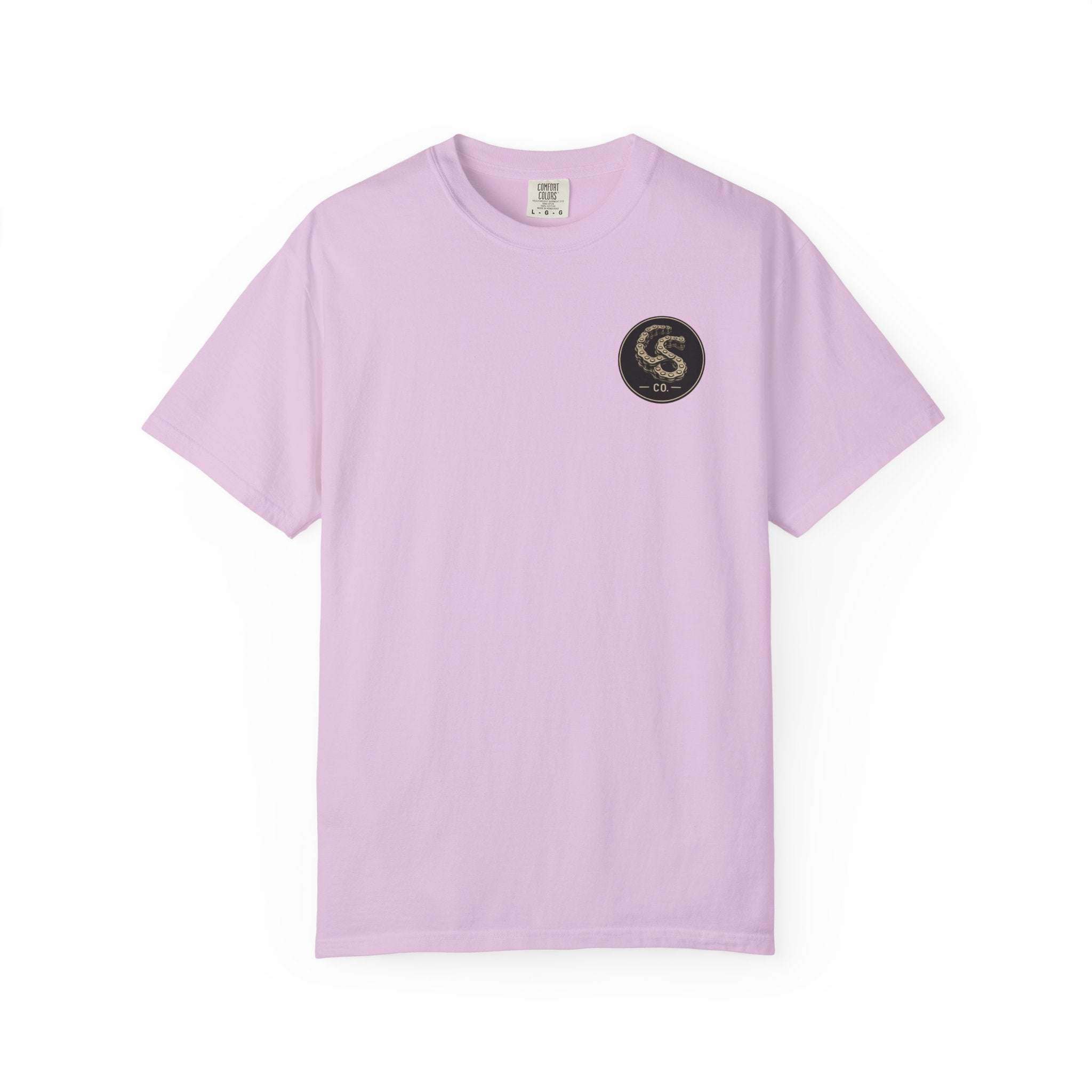 Alien Abduction Motorcycle T‑Shirt — Sci‑Fi Desert Rider Tee