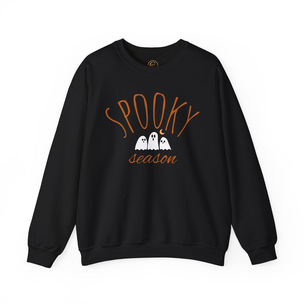 Spooky Season Crewneck Sweatshirt | Cute Ghosts Halloween Pullover
