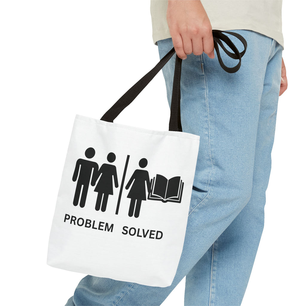 Tote Bag — Problem Solved Book Lover Tote