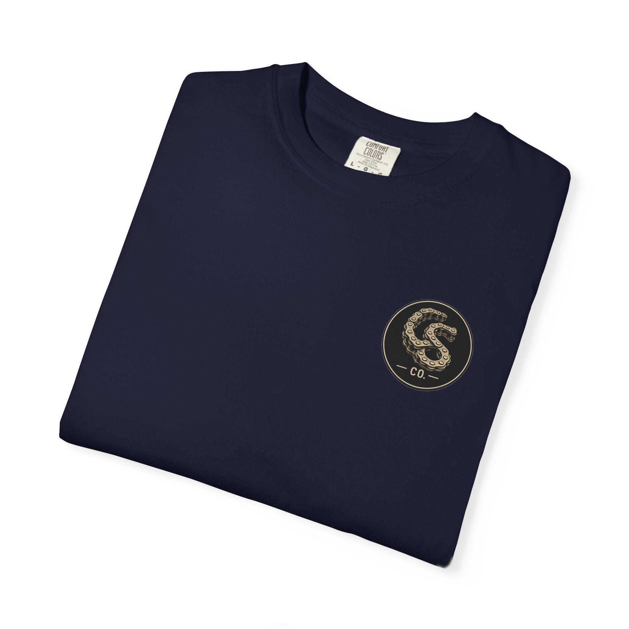Alien Abduction Motorcycle T‑Shirt — Sci‑Fi Desert Rider Tee