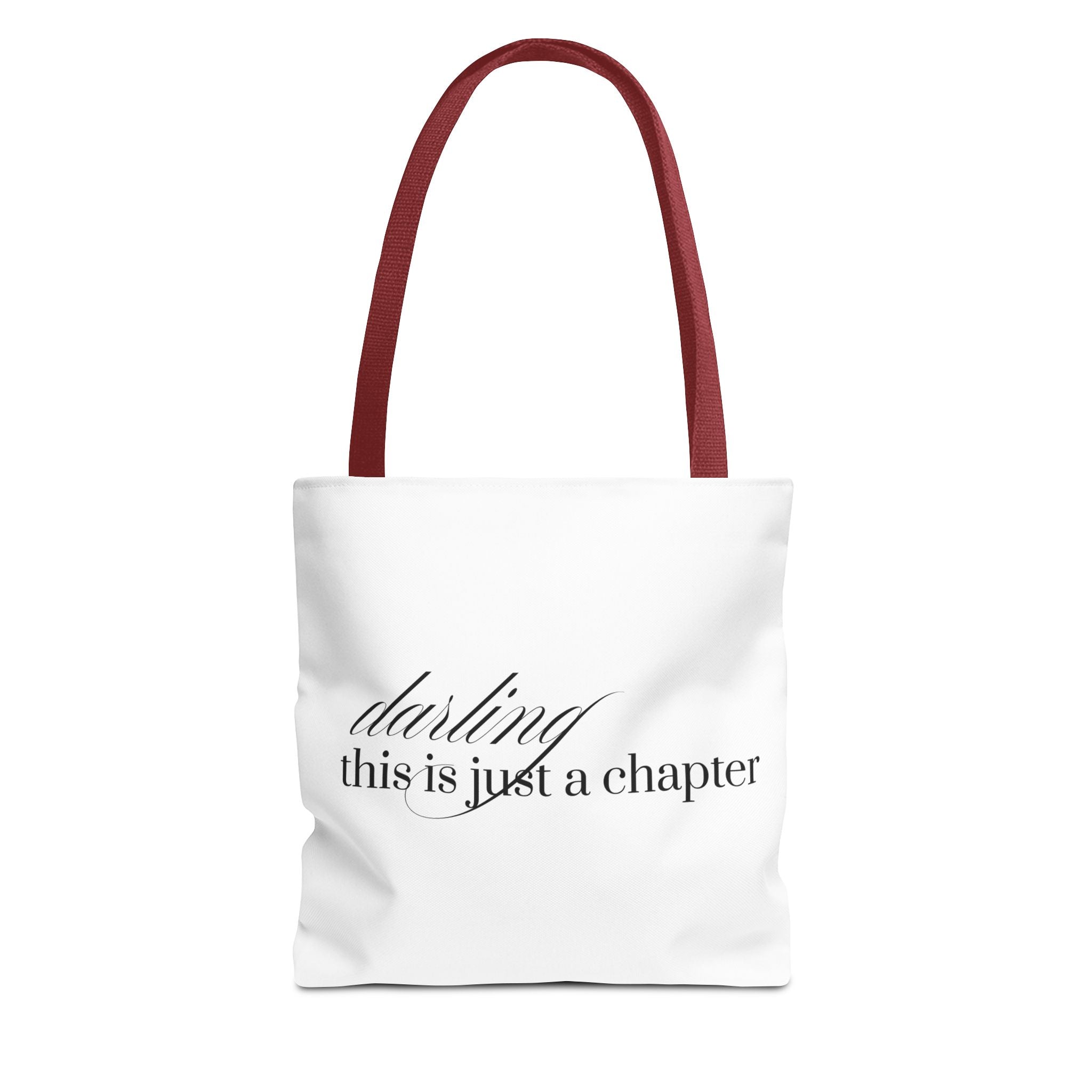 Darling, This Is Just a Chapter — Inspirational Canvas Tote Bag