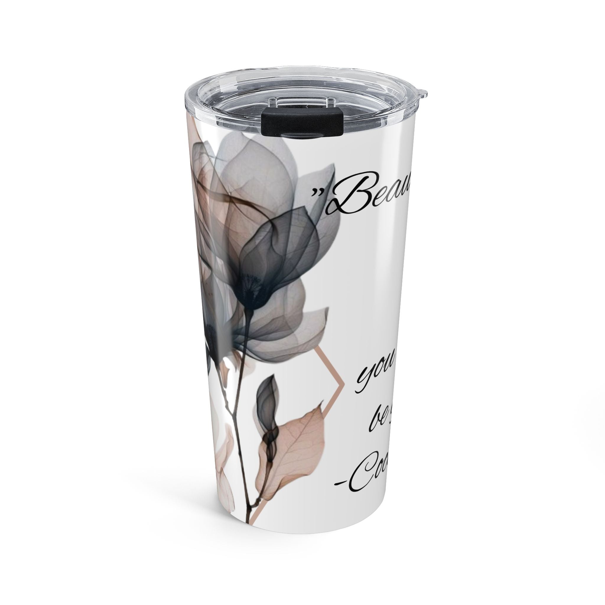 Diamond Lash Beauty Lounge | Floral Quote Tumbler 20oz