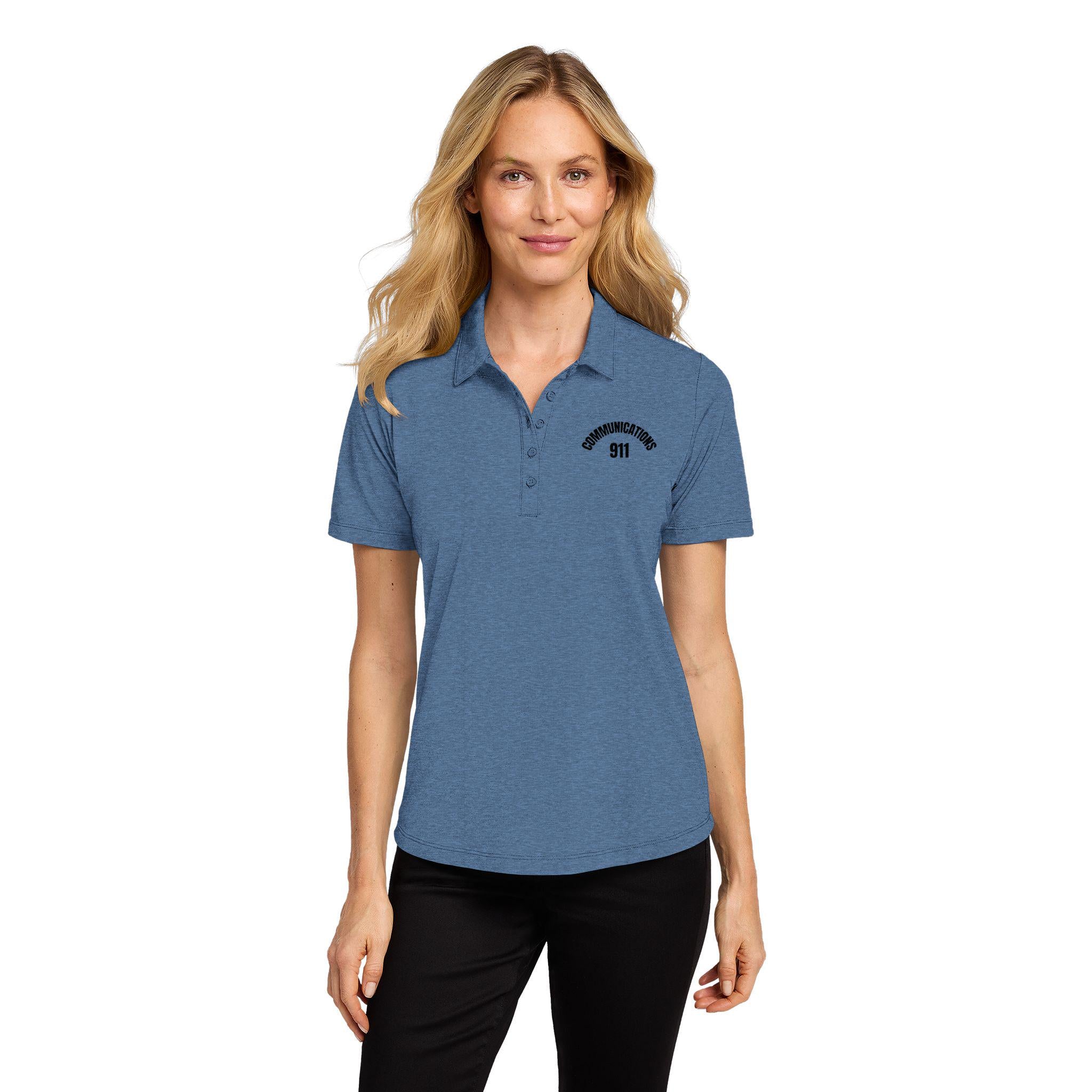 911 Badge Polo | Ladies Short Sleeve Polo Shirt