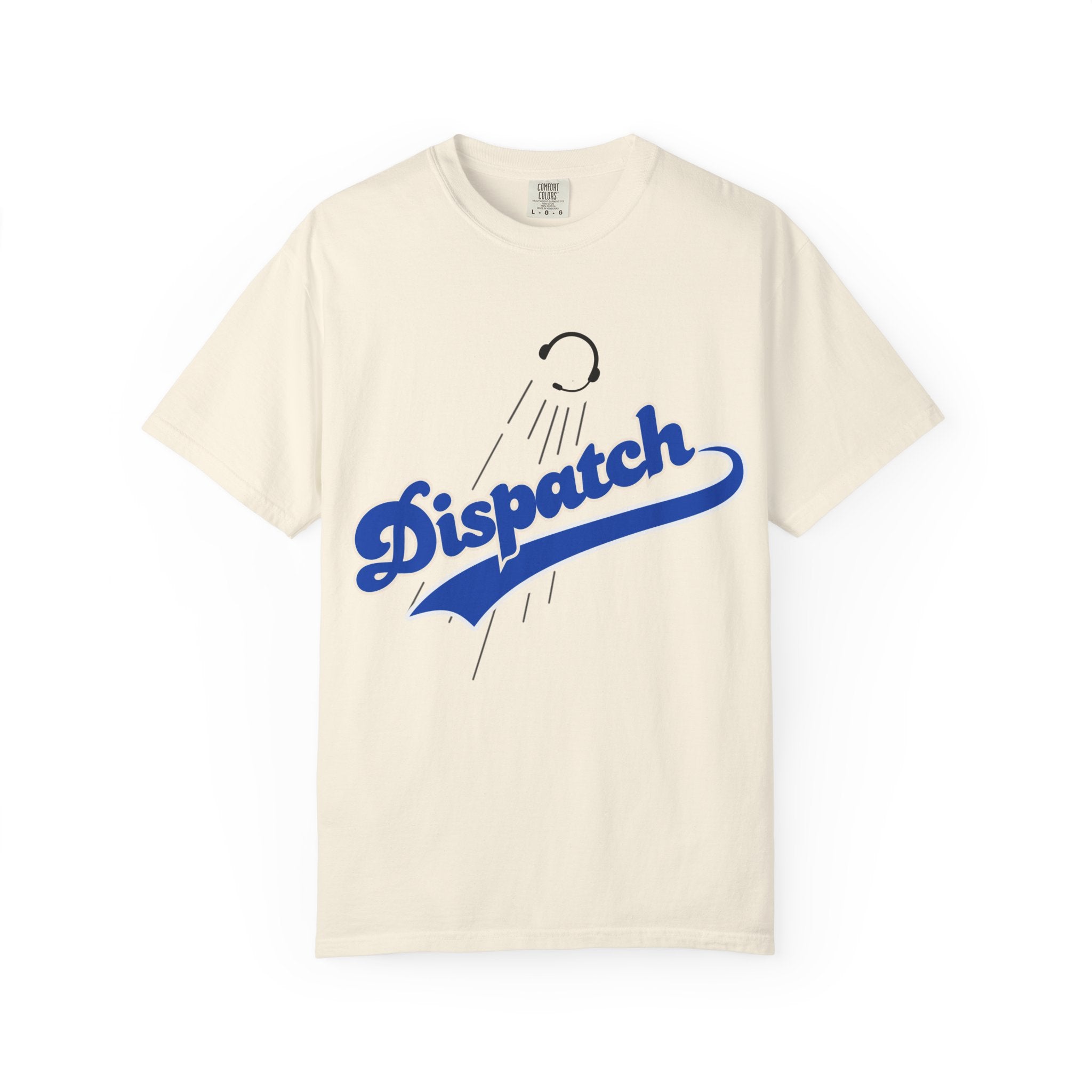 Dispatchers 911 Baseball-Style T-Shirt — Vintage Script Tee for Radio Operators